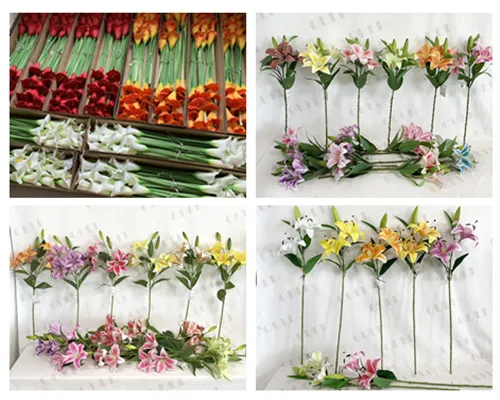 Mesterséges liliom -elrendezések a modern otthonokhoz - Elegáns Faux liliom dekorációs ötletek
