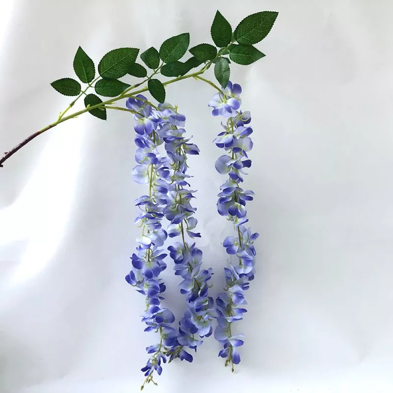 Mesterséges wisteria szőlő selyemvirágok