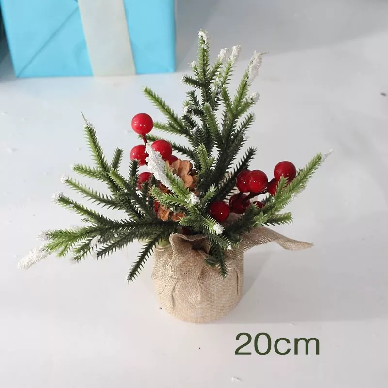 small artificial christmas trees