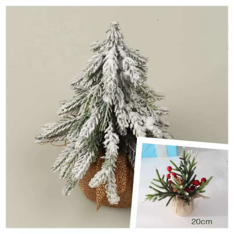 flocked artificial christmas tree
