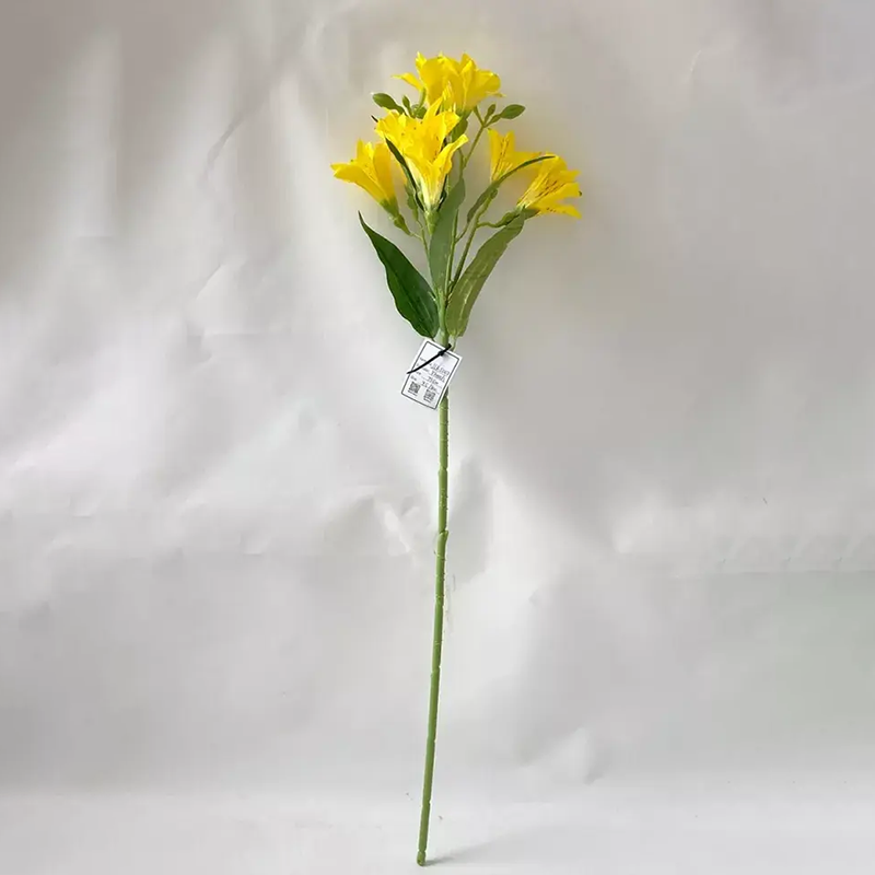 Selyem mesterséges liliom virág