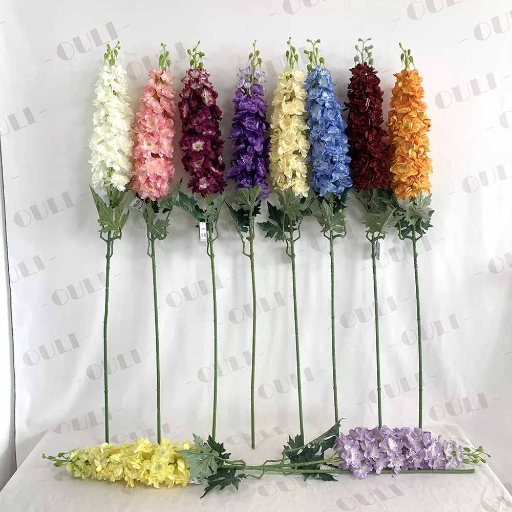 Selyem delphinium mesterséges virágok