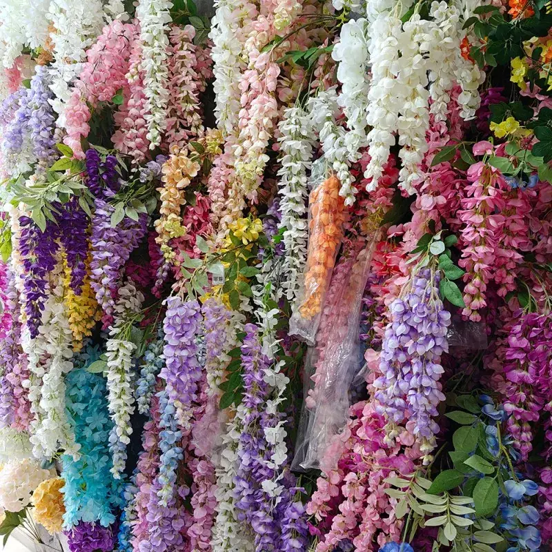 Wisteria mesterséges virágok